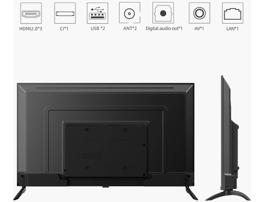 CHIQ - TV LED 4K 108 cm U43GLX Android Smart TV, UHD, 4K