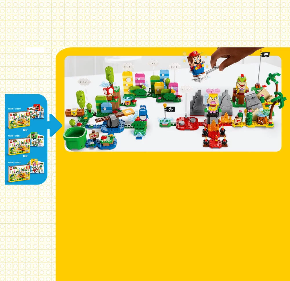 LEGO®SUPER MARIO 71418 - LA BOITE A OUTILS CREATIVE