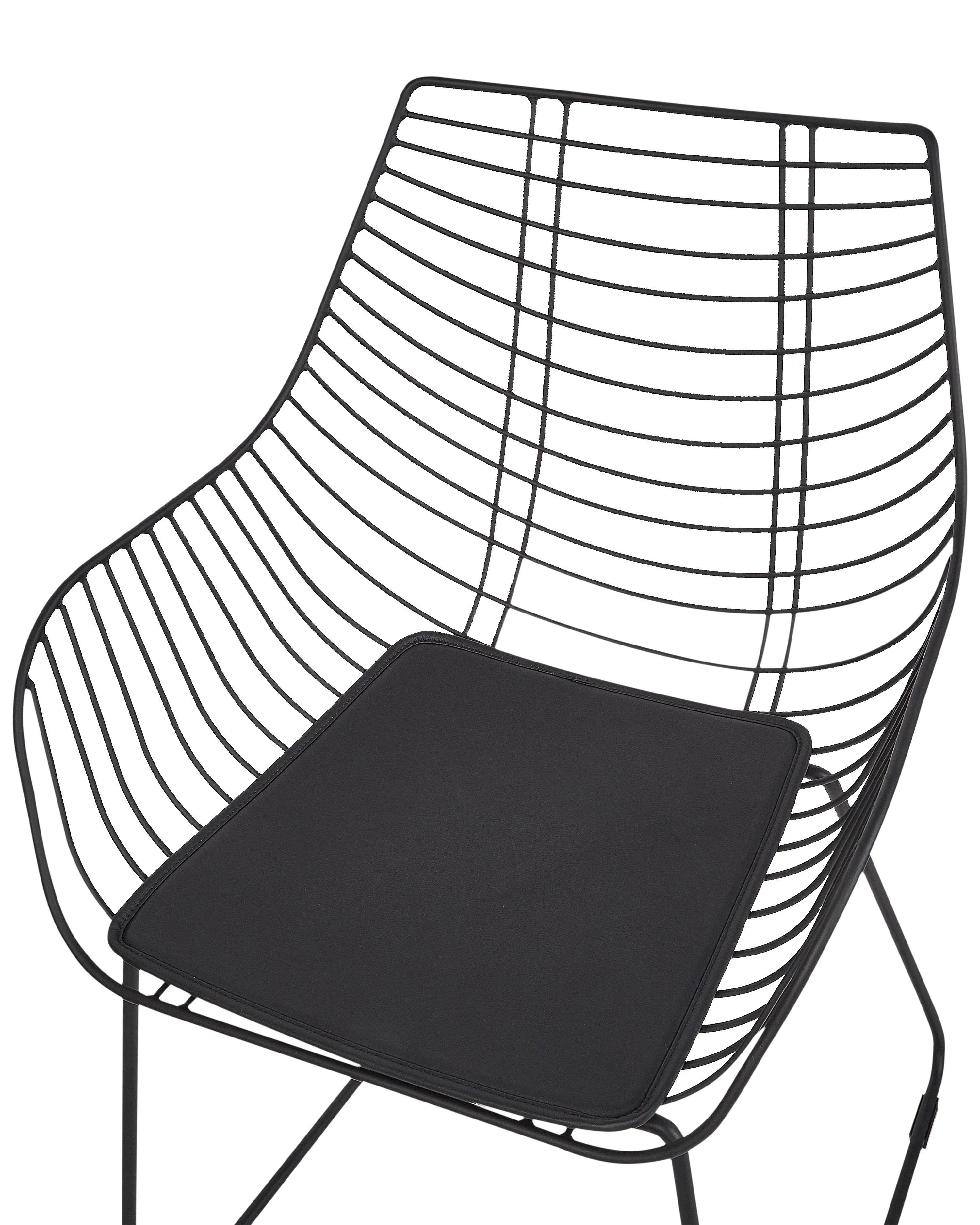 Set van 2 eetkamerstoelen ANNAPOLIS Metaal Zwart