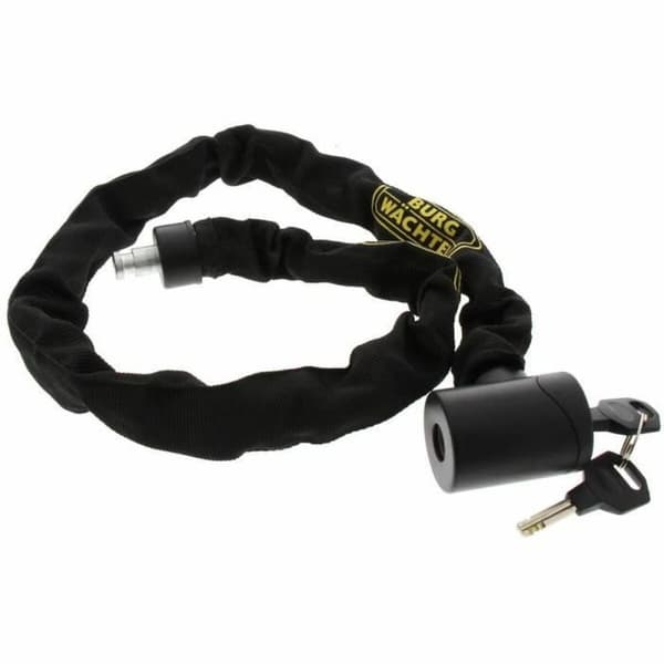 Hengelås med nøkkel Burg-Wachter 580 90 BLACK Rustfritt stål