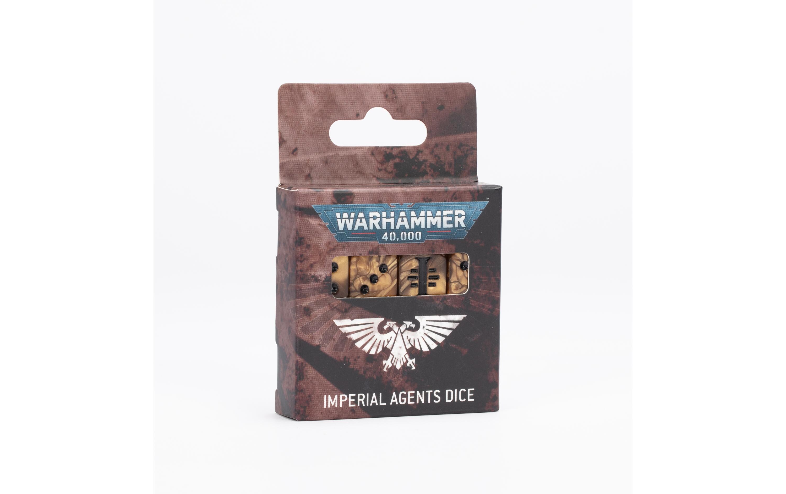 Warhammer 40.000 Imperial Agents: Dice SetWürfelset der Agenten des Imperiums