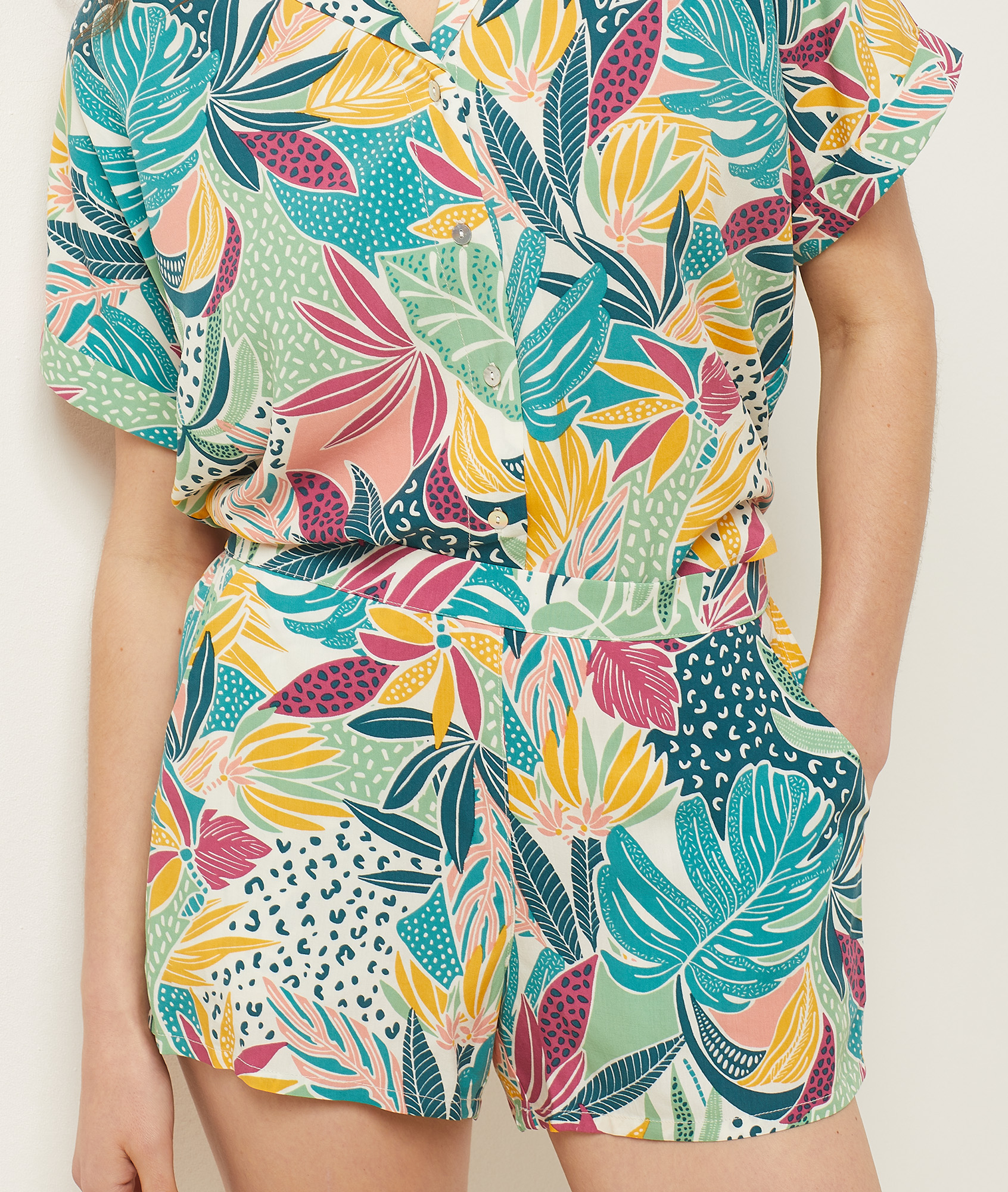 Chemise de pyjama imprimée