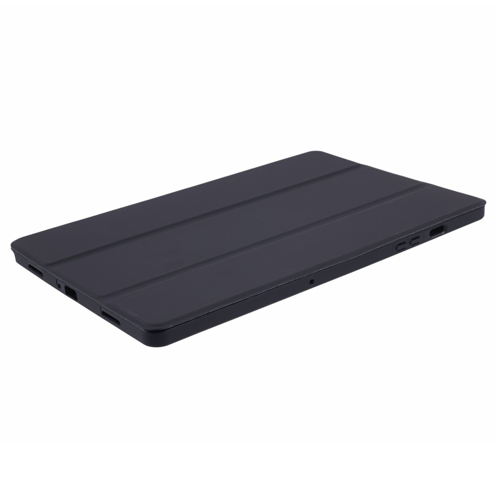Samsung Galaxy Tab A9  Plus Leder Tasche Flip Cover Hülle - Schwarz