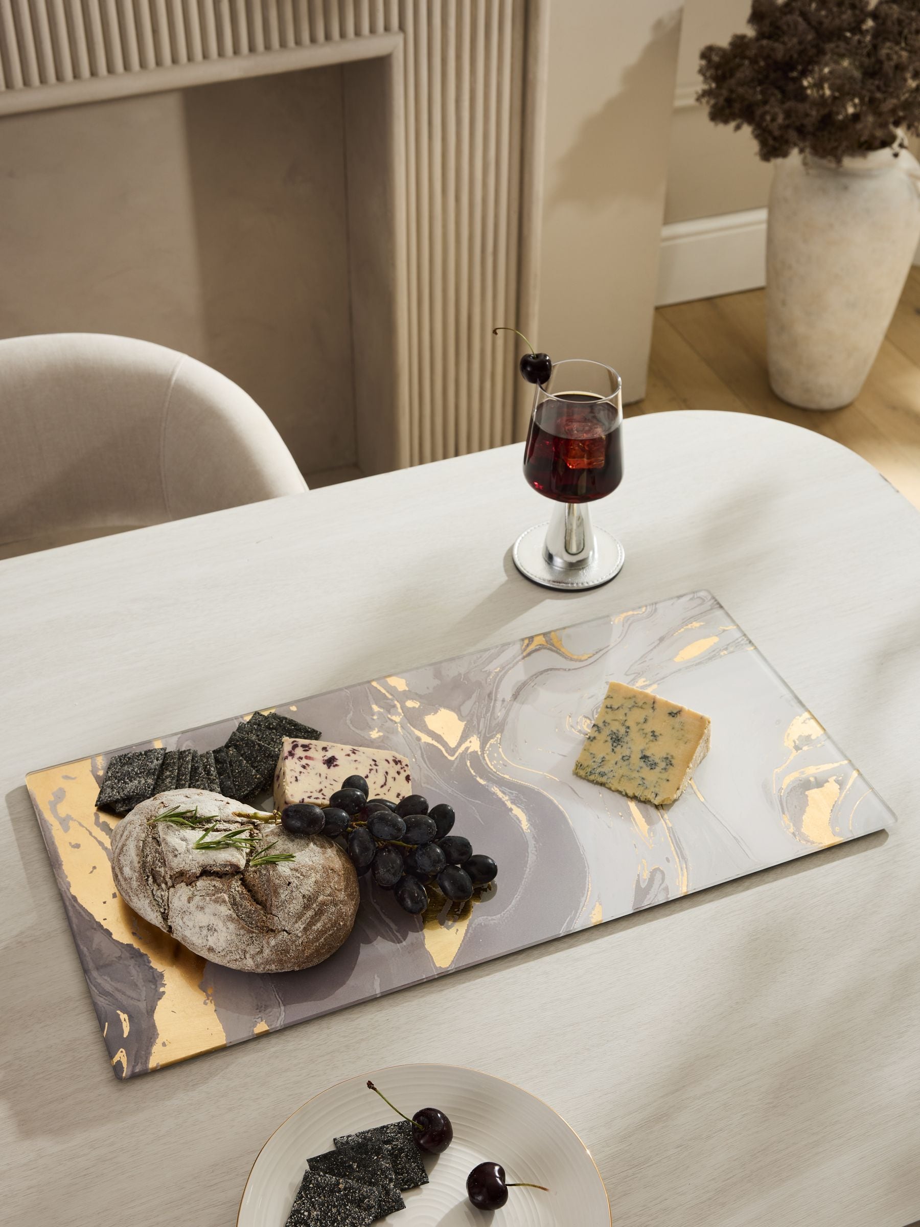 Galaxy Glass Table Centrepiece