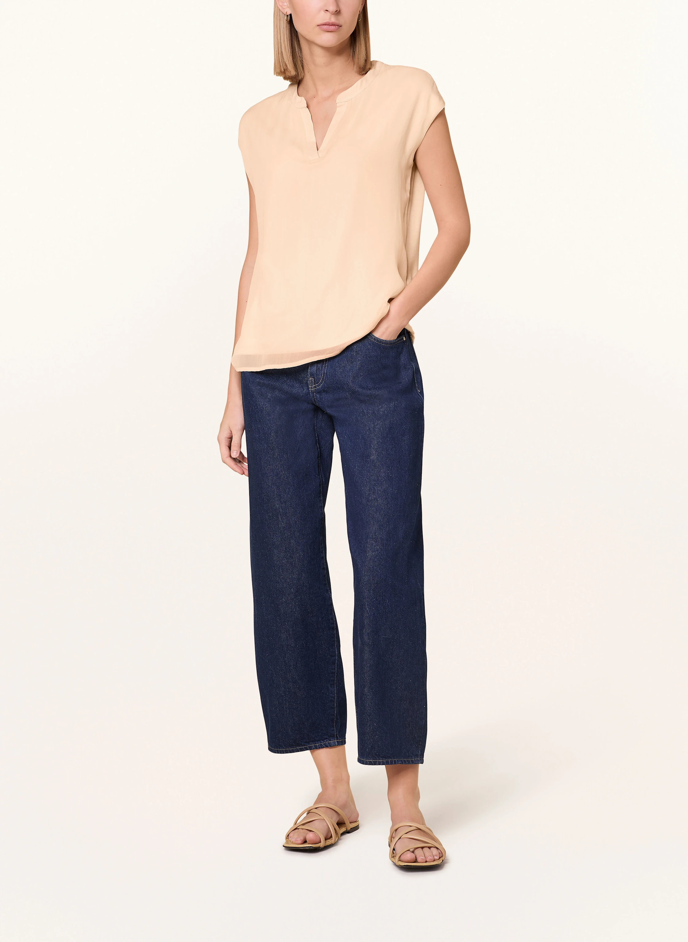 darling harbour Blusenshirt im Materialmix