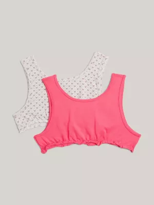 Conjunto com 2 sutiãs sem bojo com o logotipo TH Established.