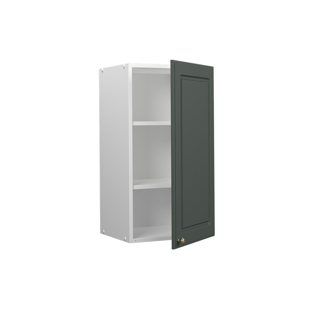 Vicco Hängeschrank Küchenschrank Küchenmöbel Fame-Line Weiß Grün-Gold Landhaus 40 cm Küche Einbauküche Hängeschrank Drehtür Einlegeboden Küchenzeile