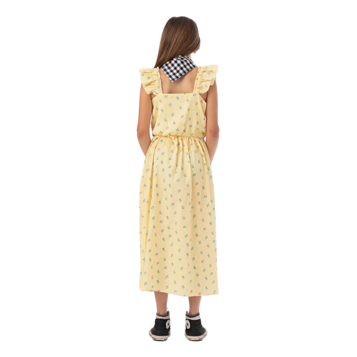 Piupiuchick Robe Fleur | Jaune
