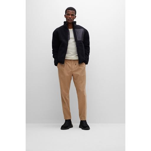 Boss Black Slim Fit Sweater, Open White, L