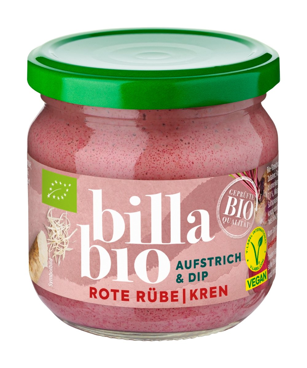 BILLA Bio Rote Rüben Aufstrich