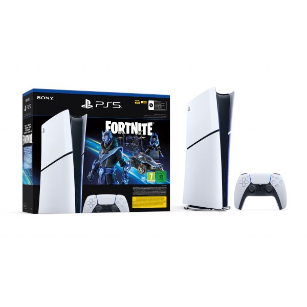 Sony PlayStation 5 Slim Digital Edition 1TB SSD   Fortnite Cobalt Star