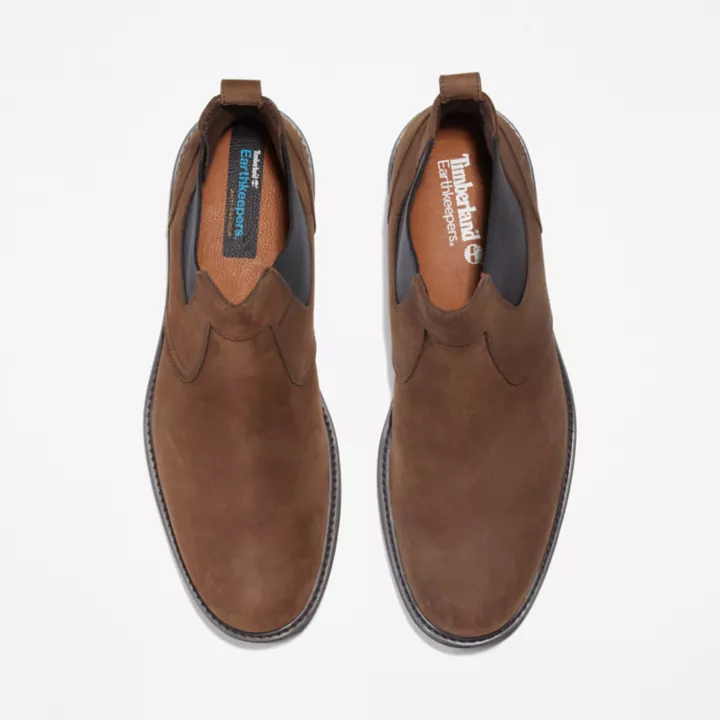 Bottine Chelsea Stormbucks pour homme en marron foncé
