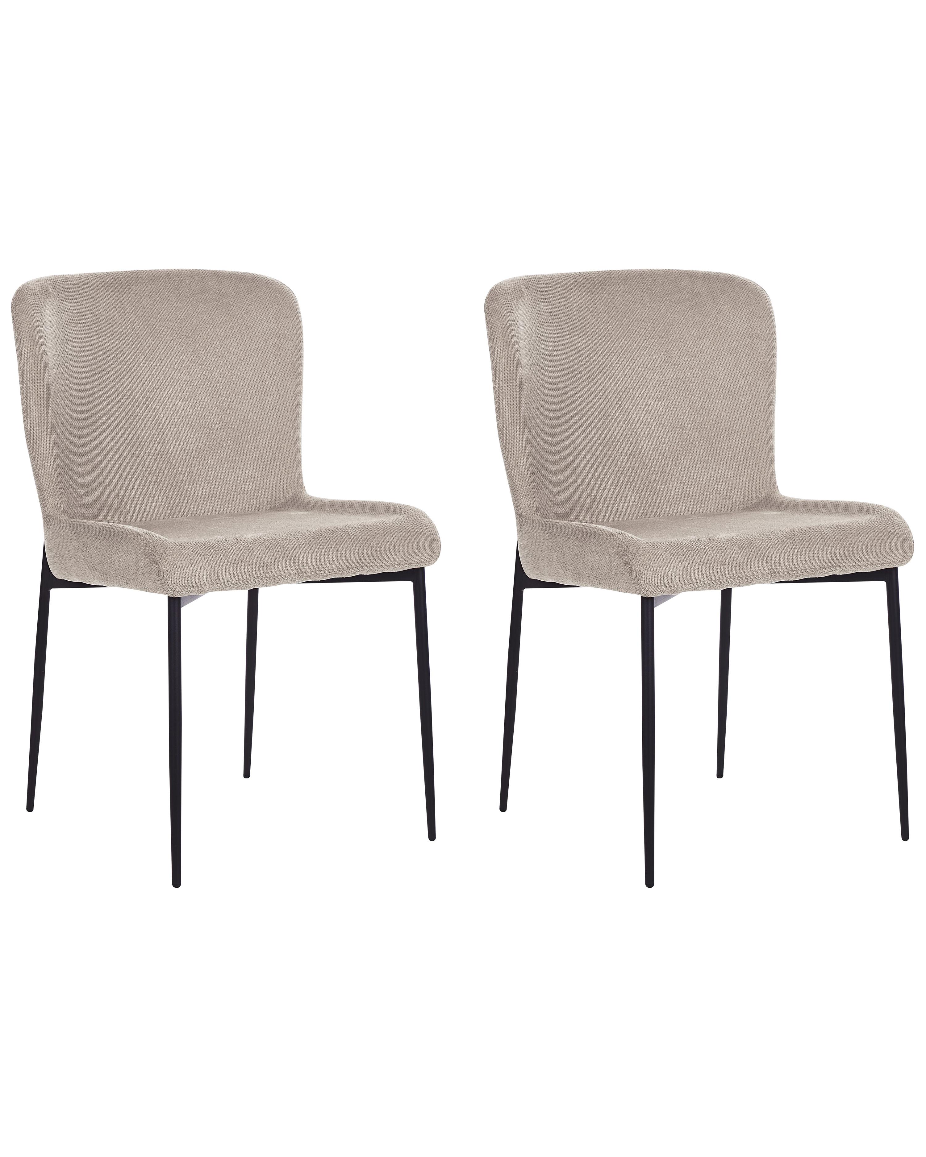 Set van 2 eetkamerstoelen ADA Taupe