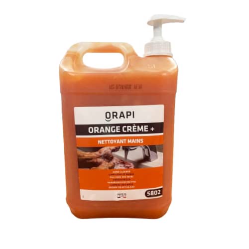 Gel nettoyant d'atelier Orange Crème+ bidon de 5L