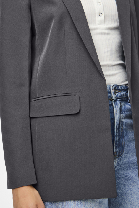 Pieces grijze dames blazer