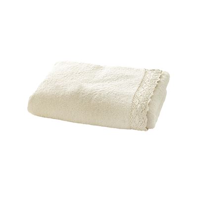 Linge de toilette liteau macramé - BECQUET CRÉATION - 480 g/m²