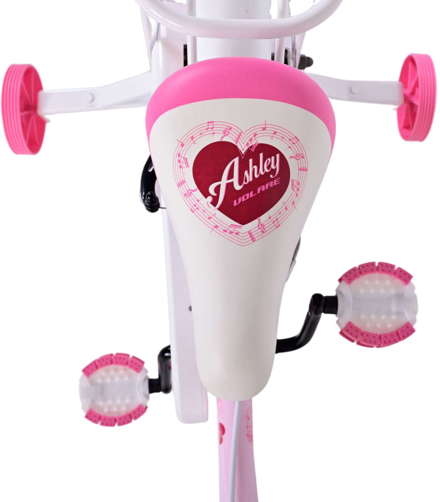 TPFSports Ashley Kinderfahrrad - Mädchen - 18 Zoll - Rücktritt + Handbremse - Rosa/Rot