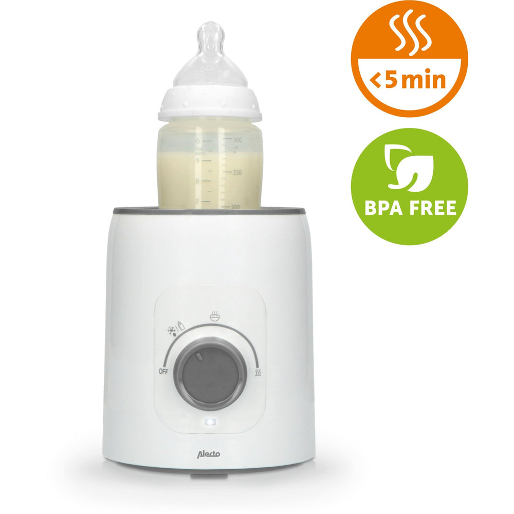 Køb Alecto White Flaske Warmer