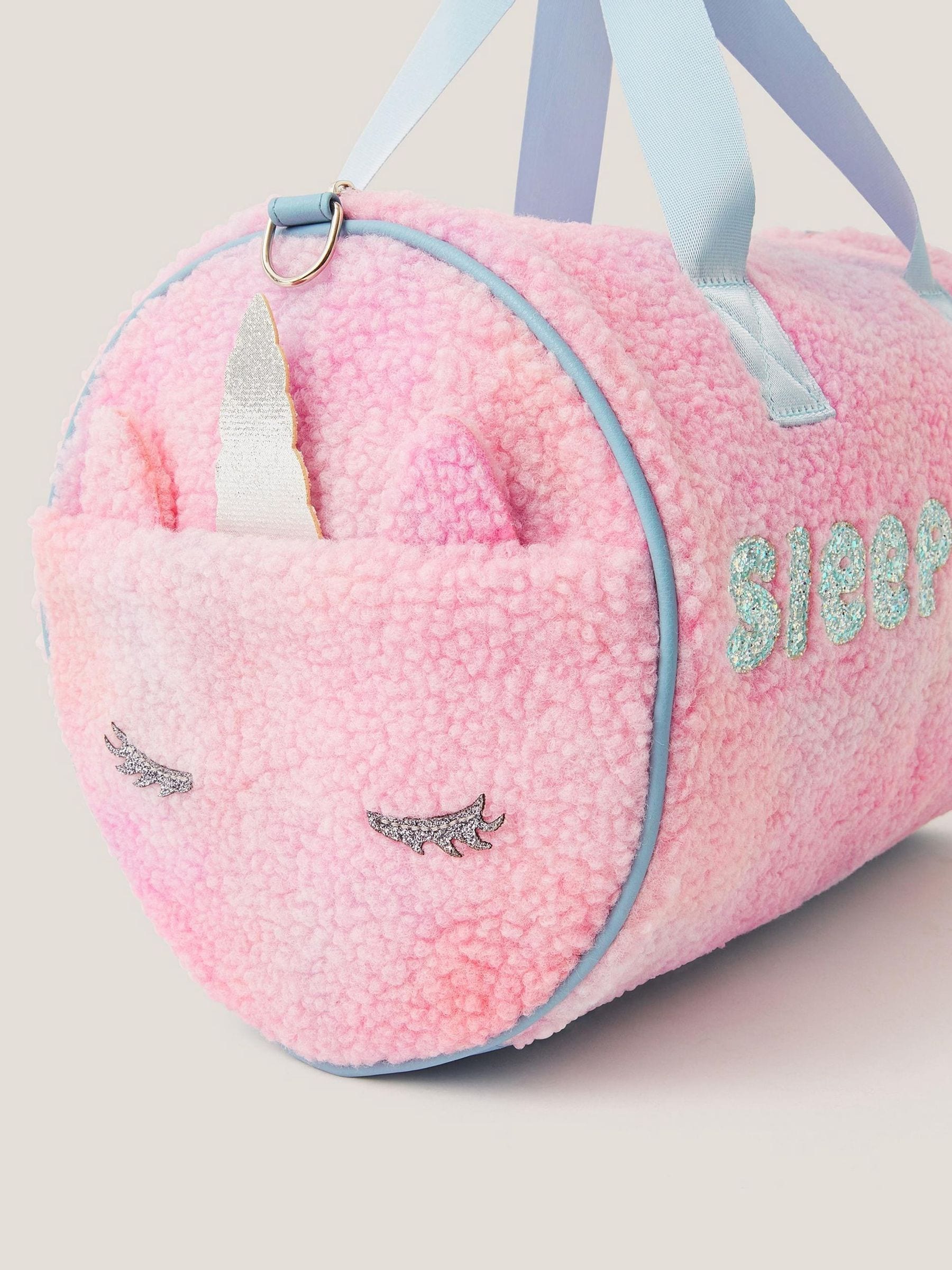 Monsoon Unicorn Borg Sleepover Duffle Bag