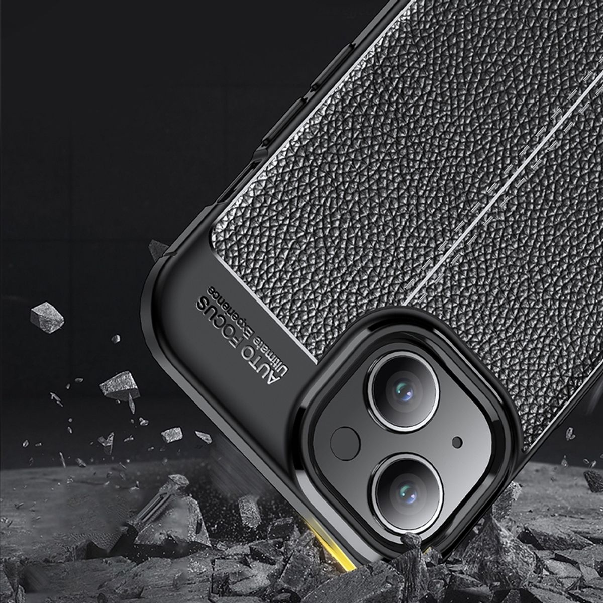 Hülle Handy Schutz für Apple iPhone 15 Case Cover Bumper Etuis Backcover Schale