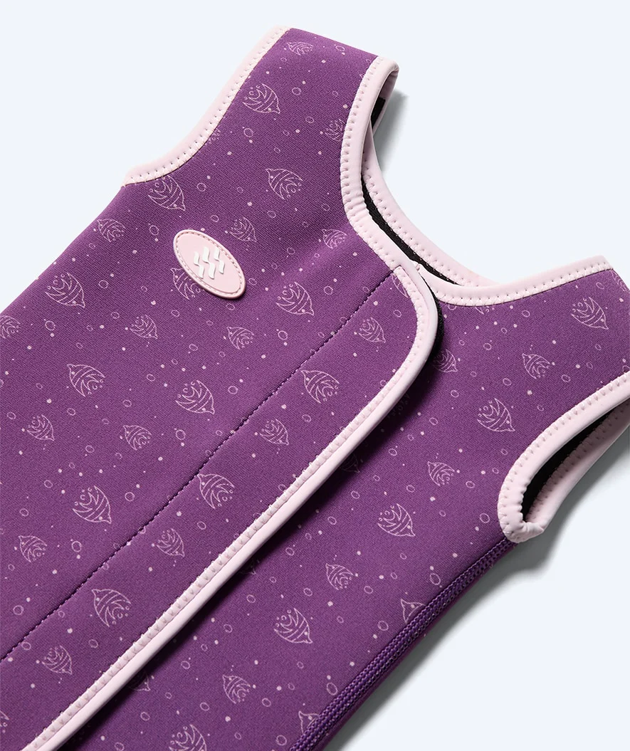 Watery våddragt til børn - Baia Shorty - Atlantic Purple