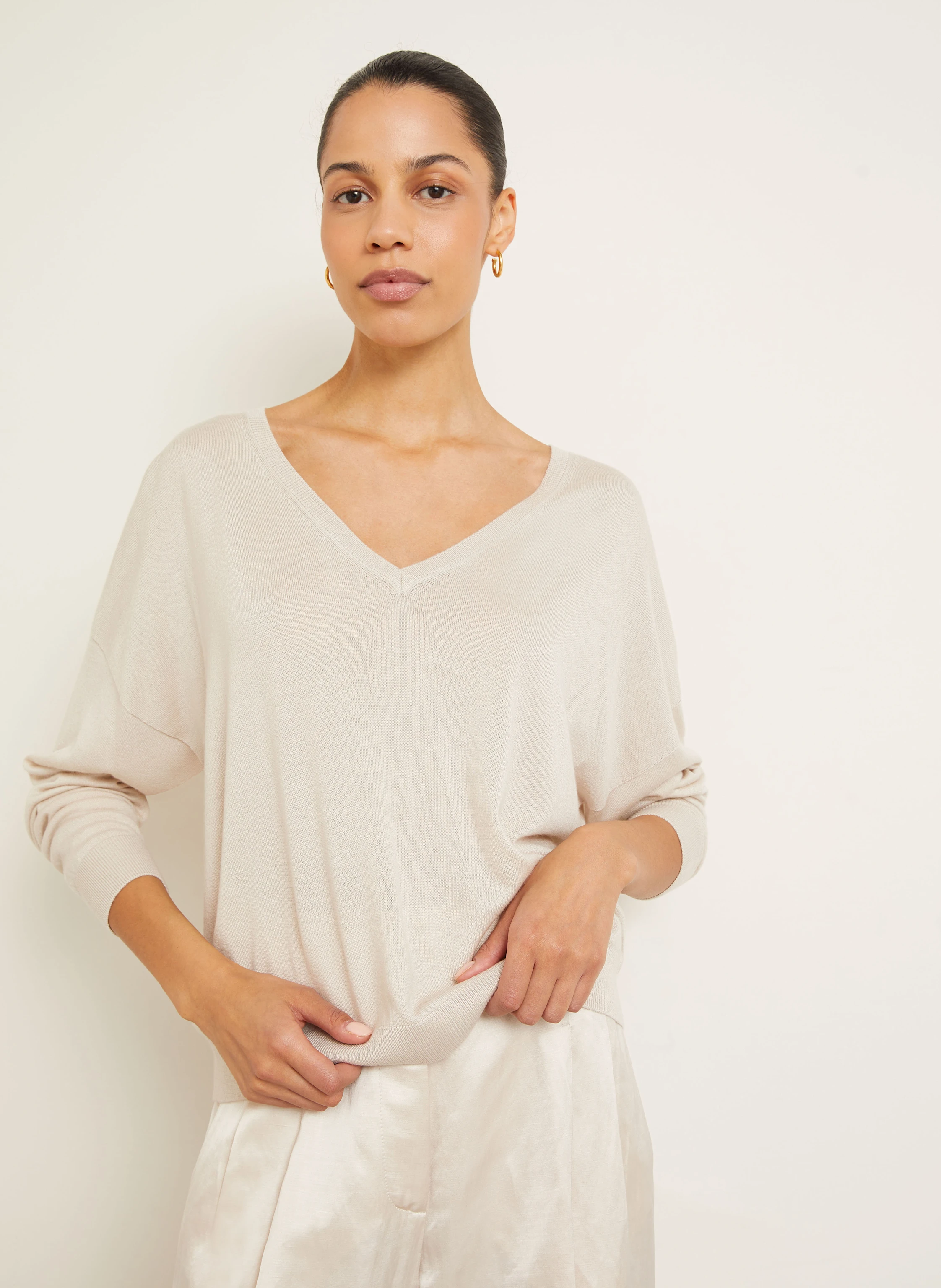 IRIS von ARNIM Cashmere-Pullover LAVINA mit Seide