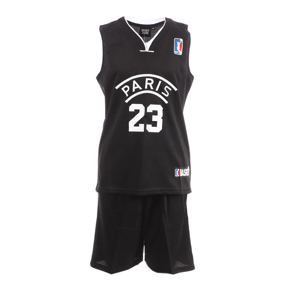 Sport Zone Paris Ensemble de basket Noir/Blanc Enfant Sport Zone