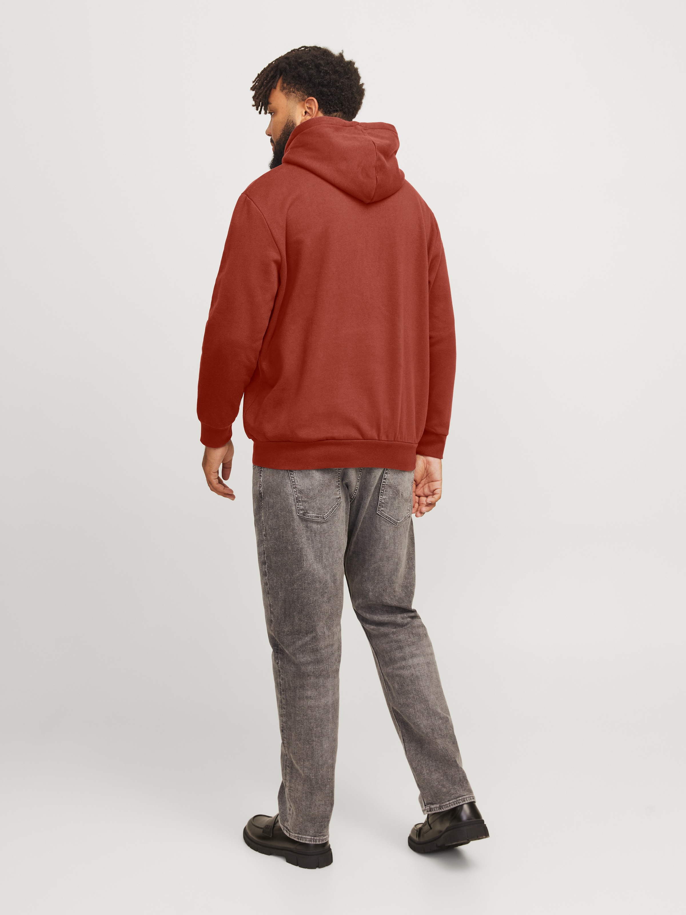 Jack & Jones PlusSize Hoodie »JJECALEB VARSITY SWEAT HOOD NOOS PLS«