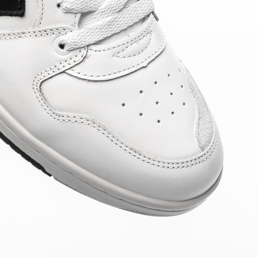 Hummel Chaussures Power Play Cuir - Noir/Blanc/Gris