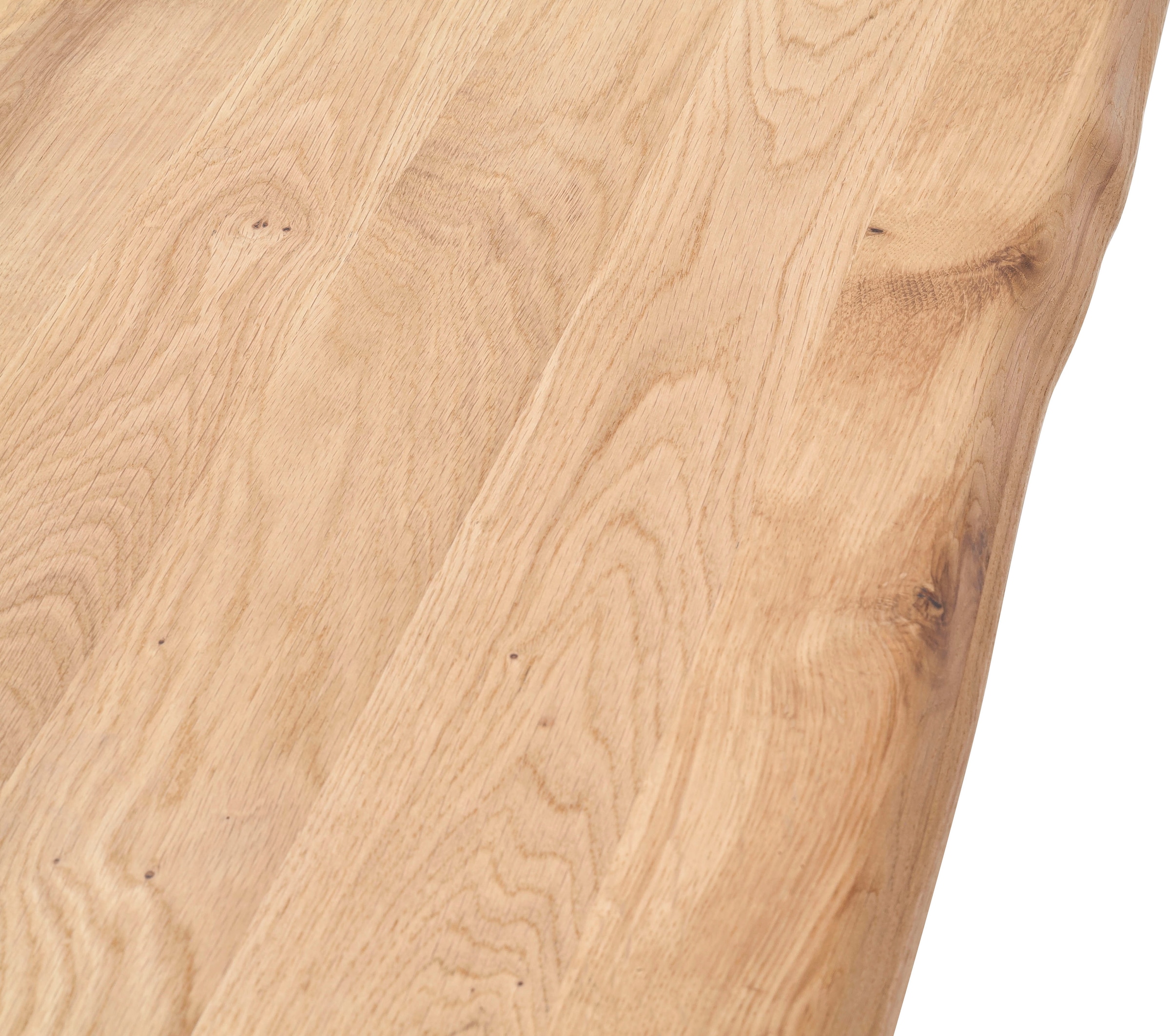 MCA furniture Esstisch »Greta« Esstisch Massivholz mit Baumkante oder grader Kante