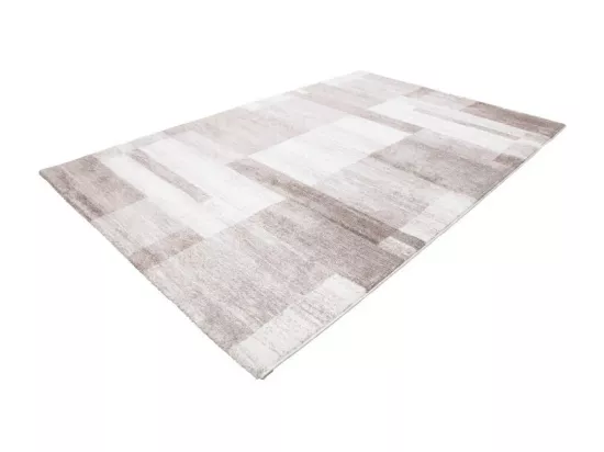 Tapis 230x160cm, design F105G coloris beige - Confort et élégance pour votre intérieur
