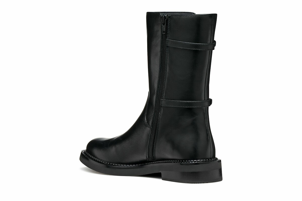 GEOX<br>Botas de couro respiráveis de cano médio Serild