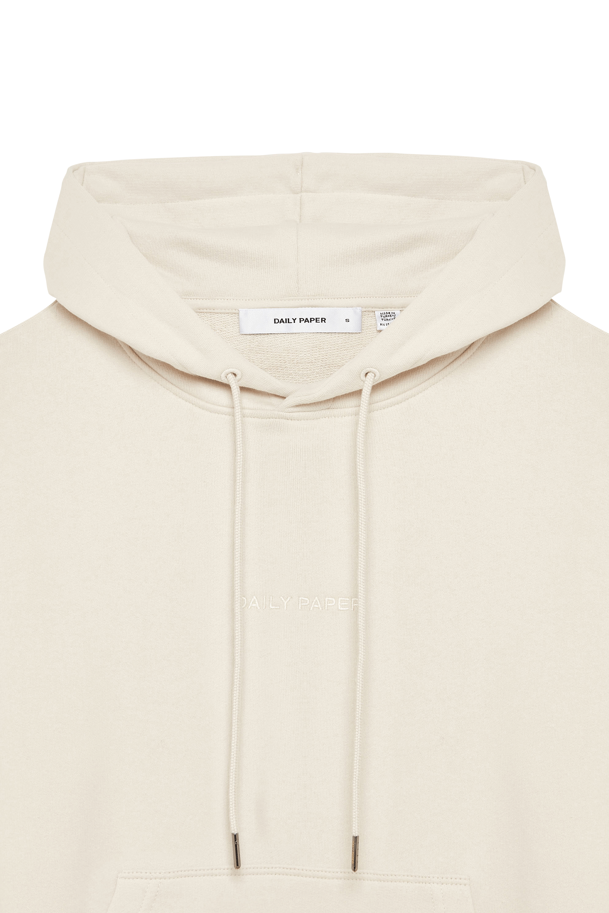 Daily Paper Hoodie logotype women hoodie Beige