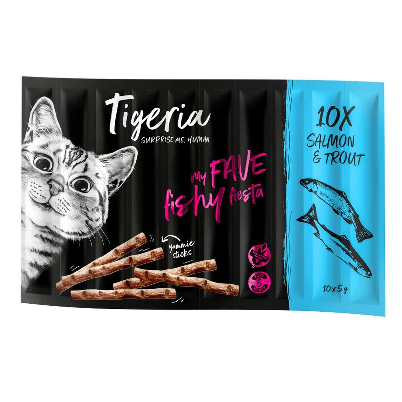 Tigeria Sticks 10 x 5 g pour chat