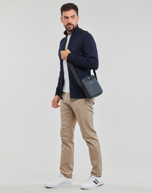 Tommy Hilfiger - PIMA ORG CTN CASHMERE ZIP THRU - Marine