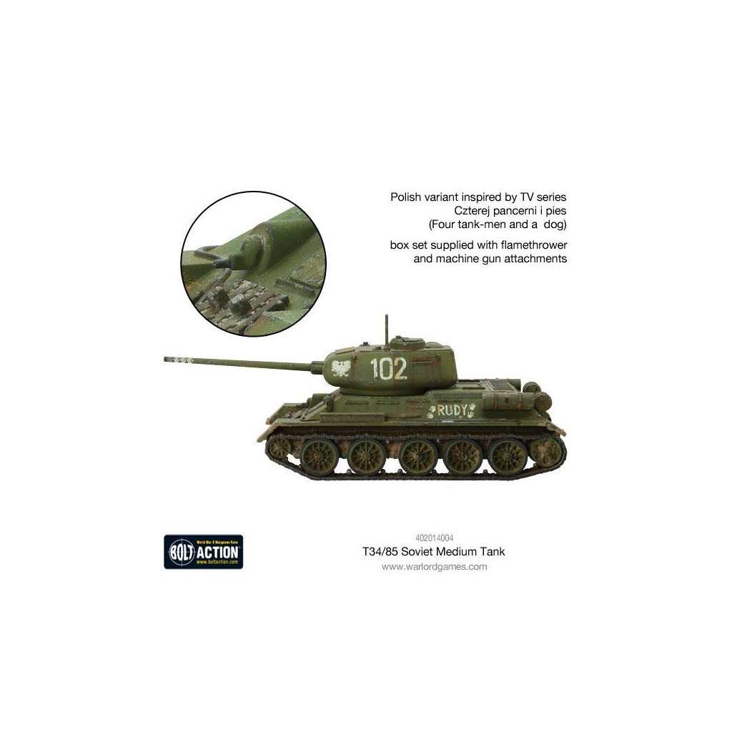 Bolt Action - Soviet T-34/85 Medium Tank