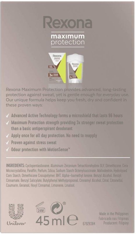 Rexona Women Maximum Protection Stress Control Anti-Transpirant Stick - 6 x 45 ml - Voordeelverpakking