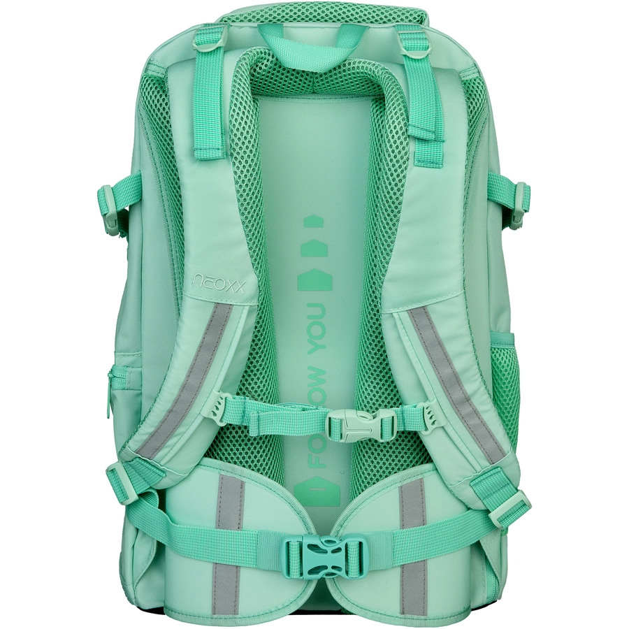 neoxx Active Schulrucksack Mint to be
