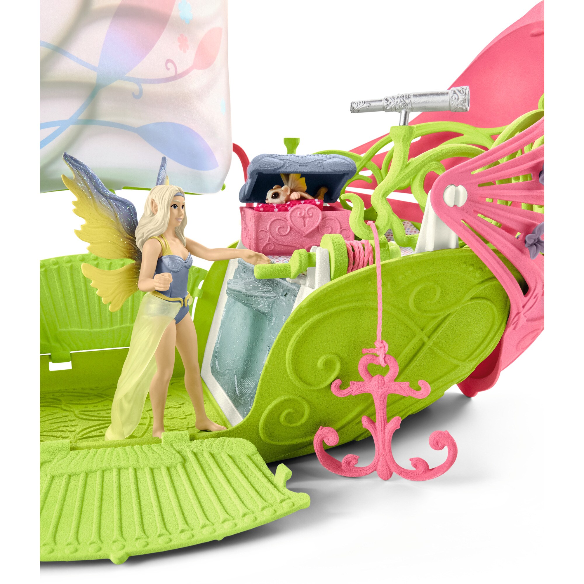 Schleich Spielfigur Bayala Seras magisches Blütenboot