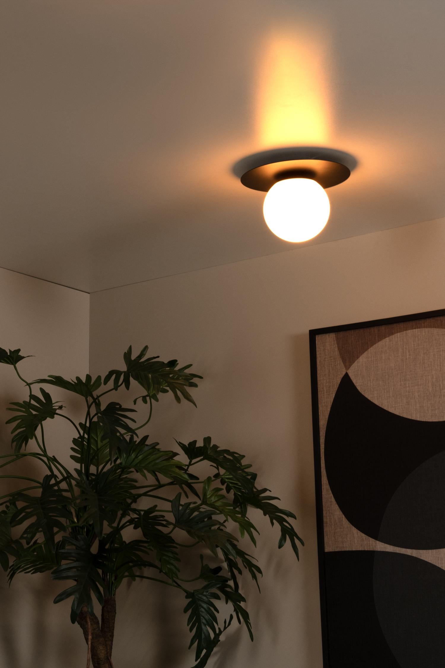 Tricia plafondlamp zwart