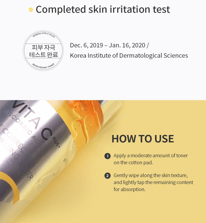 MISSHA - Vita C Plus verhelderende toner