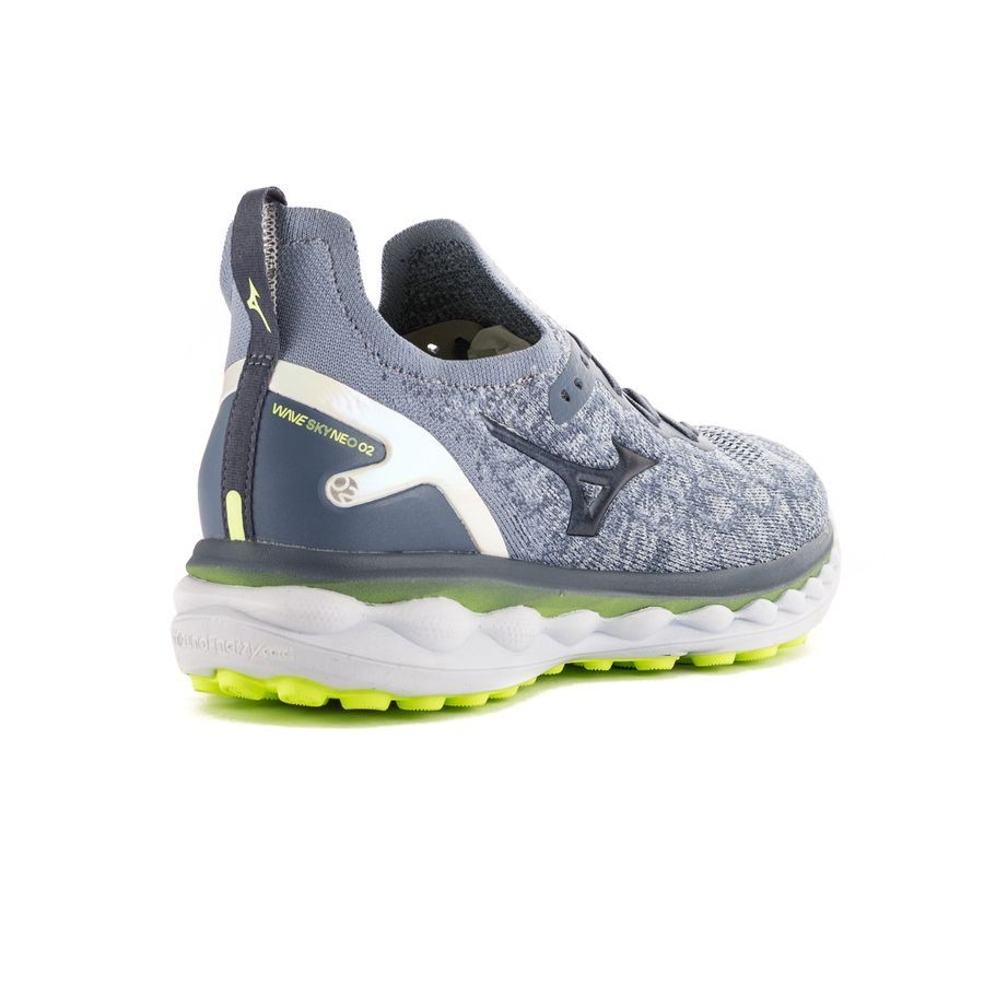 Mizuno Chaussures de Running Wave Sky Neo 2 - Gris/Bleu/Violet Femme