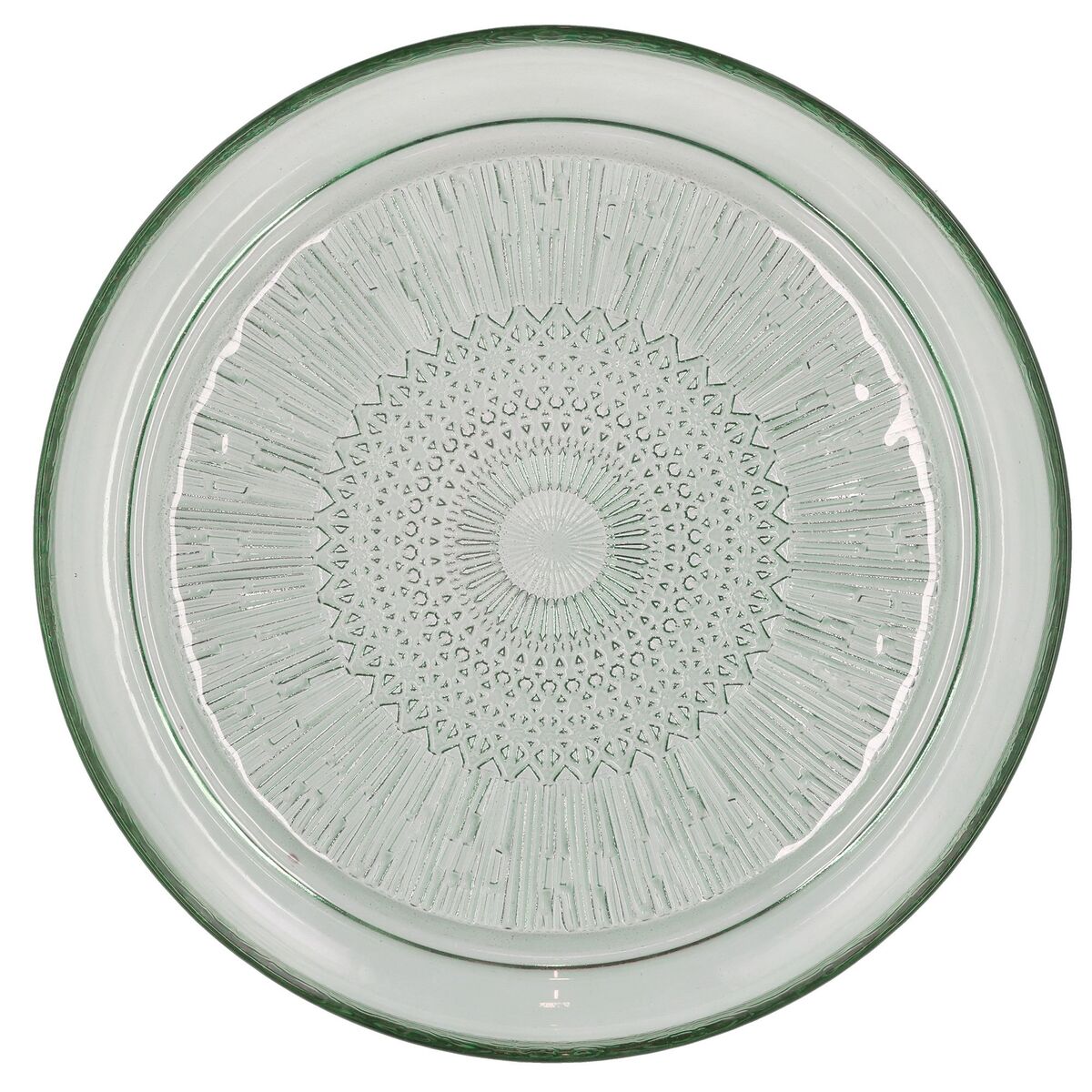 Kusintha glasstallerken 25 cm, grønn