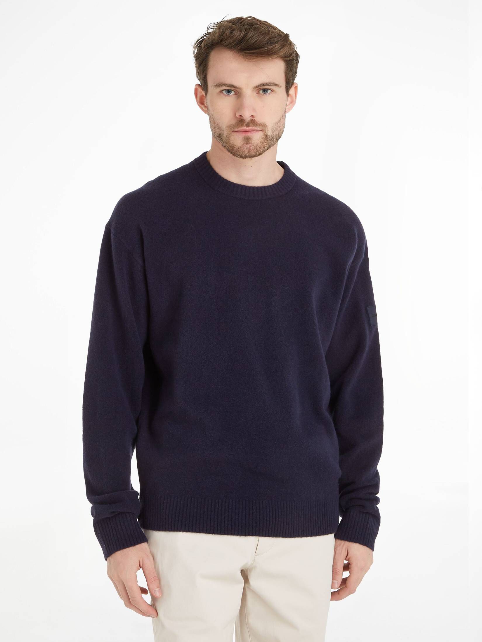 CALVIN KLEIN| Herren Strickpullover LYCRA BLEND COMFORT FIT SWEATER