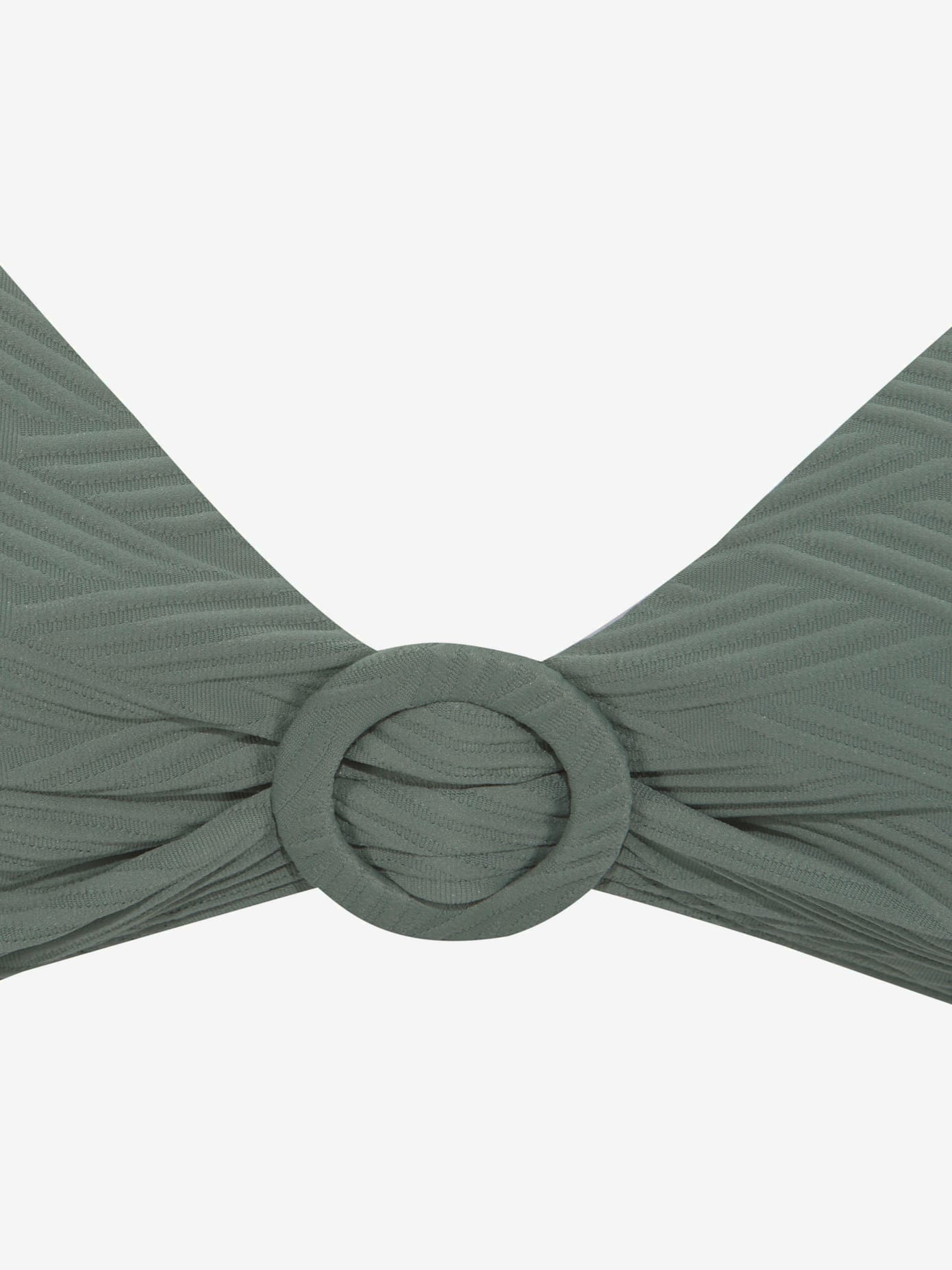 Haut de bikini triangle anneau décoratif tendance