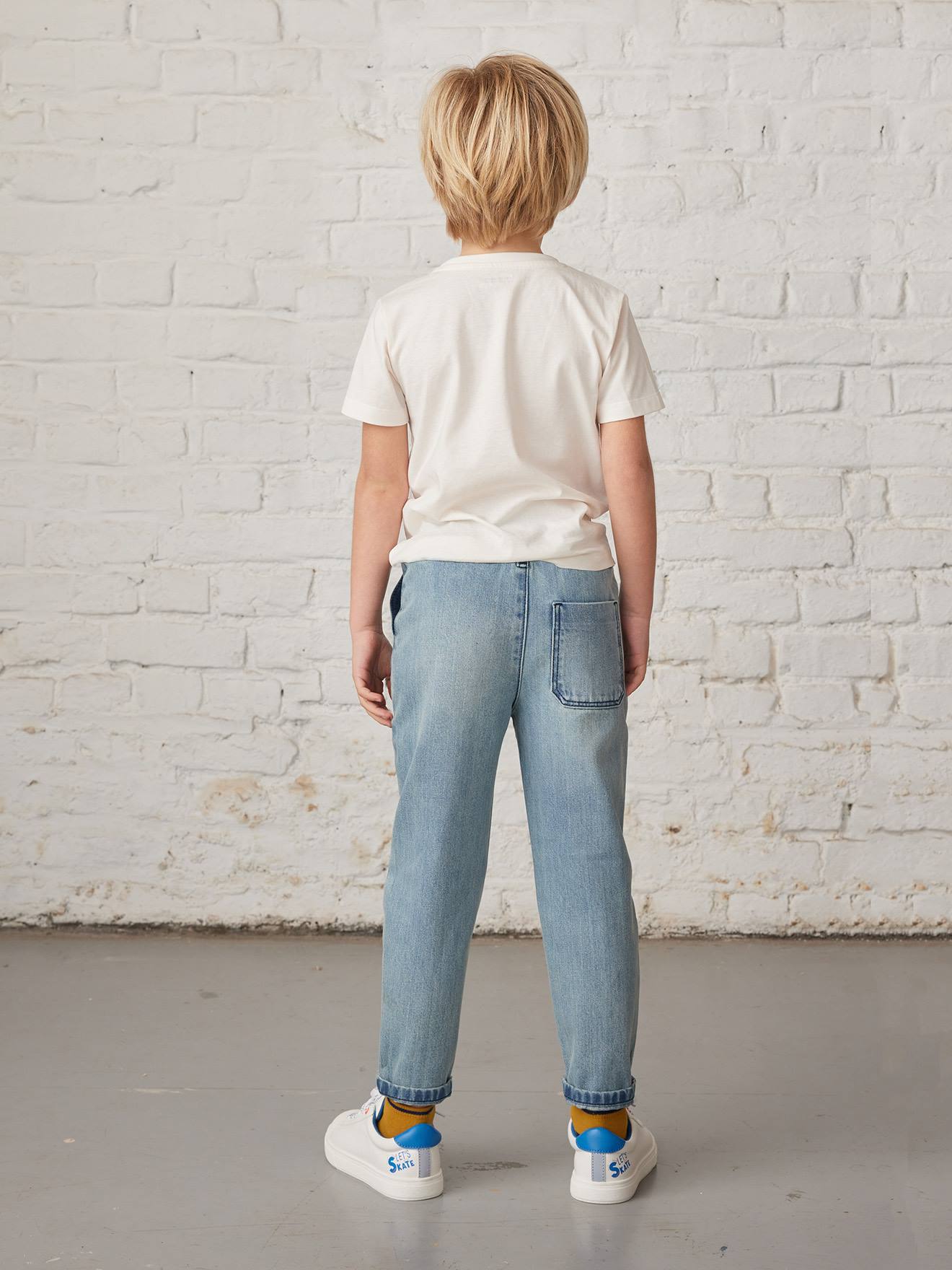 Calça jeans reta 