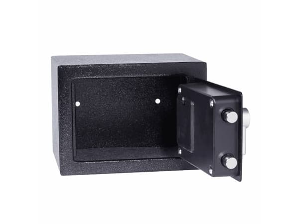Yale YSV/170/DB2, Frittstående safe, Sort, Kombinasjonslås, 3,8 l, Stål, Gulv/vegg