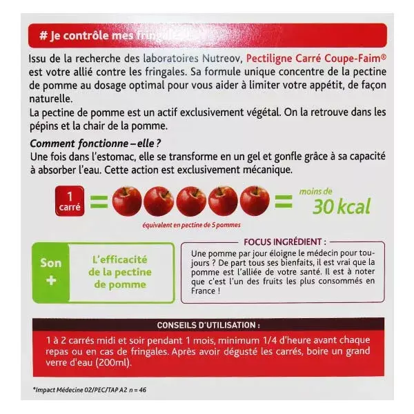 Nutreov Physcience Pectiligne 15 quadrados