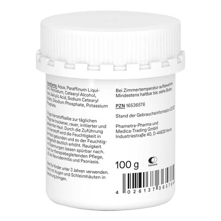 Urea / Harnstoffsalbe 5%ig, 100 g