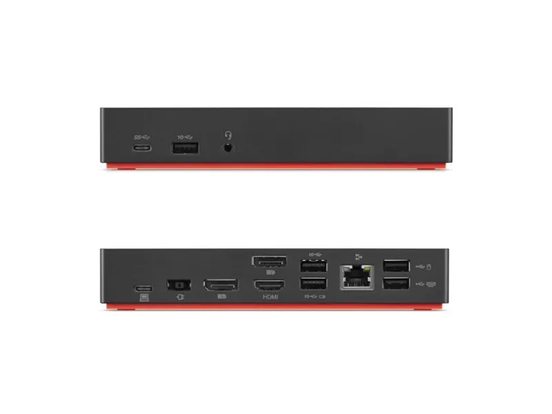 Lenovo® | ThinkPad Universal USB-C Dock - Dockingstation - USB-C - HDMI, 2 x DP - GigE - 90 Watt - Sort